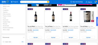 Vino desde $4.614 en Lider