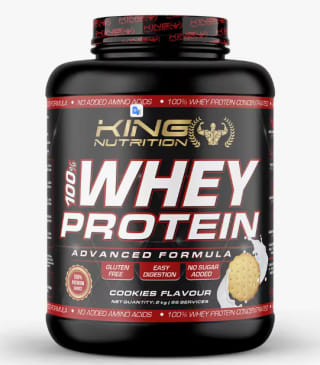 100% Whey Protein 2kg King Nutrition Proteina Concentrada por 33,15€