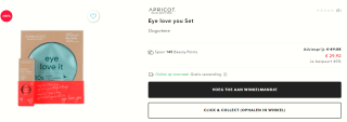 Apricot 'Eye Love You' set Oogcrème voor €29,92 bij Douglas