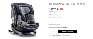 Silla de Coche Nova2 I-Size - 40-150 cm por 139.99€
