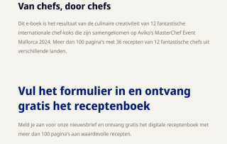 Gratis recepten E book van Aviko