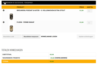 10% korting op alles bij Geheimbiertje
