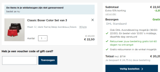 G-STAR Classic Trunk Color 3-pack heren Ondergoed voor €20,25 dmv code bij G-star