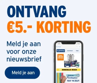 Ontvang €5 korting bij de Gamma, na aanmelding nieuwsbrief
