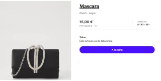 Clutch Mascara para Mujer por 15€
