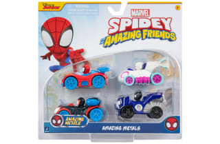 Pack 4 vehículos Spidey Amazing Metals por solo 15€