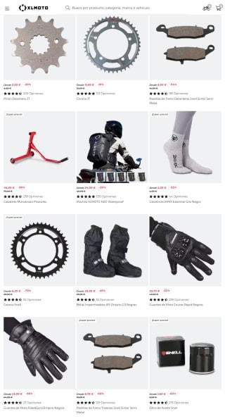 Hasta -80% de Descuento en XLMoto.