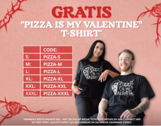 Gratis Valentijnsdag T-shirt bij bestelling vanaf €50 bij Impericon