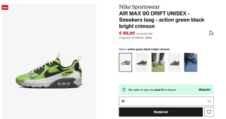 Nike Air Max 90 Drift Action Green voor €89,95 bij Zalando