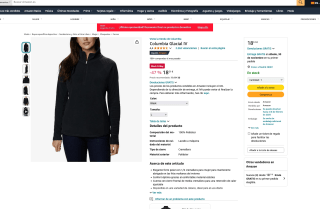 Black Friday Columbia Glacial IV Mujer por solo 18,51€