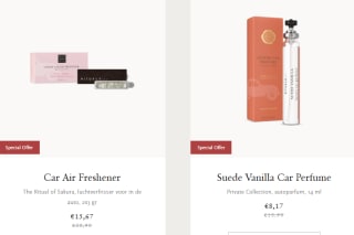 25% korting op de Car Collection van Rituals