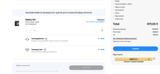 Samsung Galaxy S23 128GB + 1 año de Samsung Care+ por solo 819€
