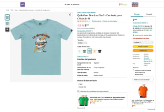 Camiseta Quiksilver One Last Surf Niños a solo 8,99€