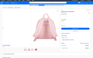 Oferta Mochila Love 1 FW24 Rosado por solo $21590