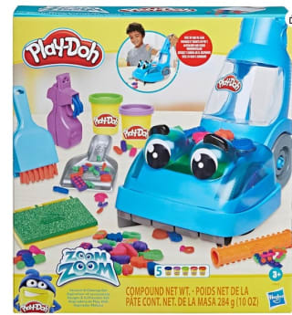 Juguete Aspiradora Play-Doh Zoom Zoom de Play-Doh con 5 botes de plastilina por solo 10,99€