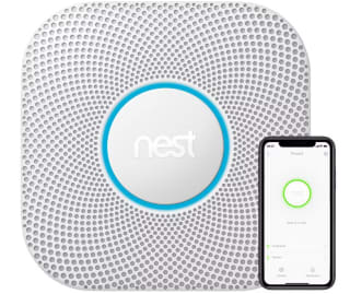 Google Nest Protect - Slimme rook- en koolmonoxidemelder - Met batterij voor €79,95 bij Ibood