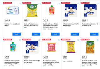 50% descuento que vuelve pañales Dodot