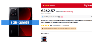 Xiaomi 13T 5G - 8GB/256GB - Zwart voor €262,57 bij Aliexpress