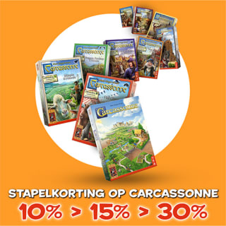 Tot 30% stapelkorting + exclusieve mini-bundel op Carcassonne bij 999Games