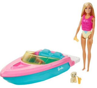 Barbie Pop met boot Speelset voor €22,99 bij Amazon.nl