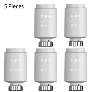 5 Pack Tuyaa slimme radiatorknop voor €87,69 dmv code bij Aliexpress