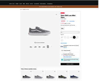 Zapatillas Vans Sk8 Low por solo 29,99€