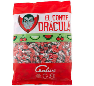 225 Unidades Drácula Sabor Cereza 1kg a tan solo 5,05€