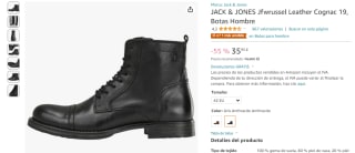 Botas JACK&JONES Jfwrussel Leather por 35,95€