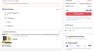 CHUWI CoreBox 4th i3-1215U 16 GB LPDDR5 512 GB SSD WIFI 6 BT 5.1 Windows 11 por solo 187,28€