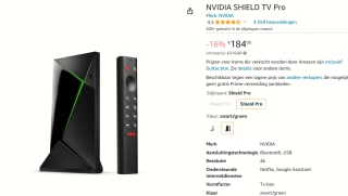 NVIDIA SHIELD TV Pro voor €184 bij Amazon