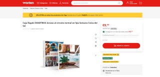 Caja Regalo SMARTBOX Acceso al circuito termal en Spa Sensara Costa del Sol por 7,92€
