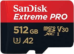 SanDisk 512 Go Extreme PRO microSDXC carte à 49,16€
