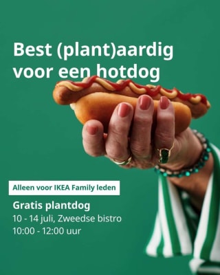 Proef gratis de nieuwe plantdog bij Ikea