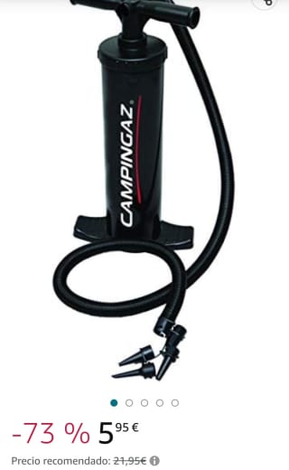 Inflador de pie Campingaz (mínimo histórico) por 5,95€
