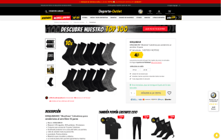 Calcetines para senderismo KIRKJUBØUR Moulinee 10 pares por 4,31€