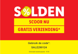 Gratis verzending op je aankoop bij Lidl Shop