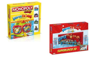 Pack de juegos MONOPOLY SUPERTHINGS Y PUZZLE 3D SUPERTHINGS SUPER LOGO por solo 13,90€