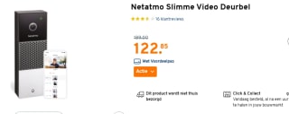 Netatmo Slimme Video Deurbel voor €122,85 bij de Gamma