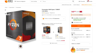 Procesador AMD Ryzen 7 5800XT 3.8/4.8GHz por solo 149,90€