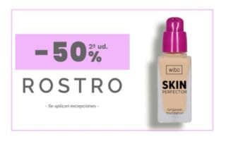 -50% en la Segunda Unidad sección Rostro en Maquillalia.