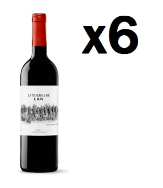 6 Botellas de La Vendimia de Lan Reserva 2019 por 35€