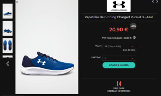 Rebajas hasta 80% Under Armour calzado y ropa precios de locura