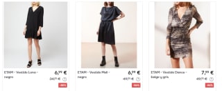 Descuentazos en la marca Etam precios de locura desde solo 1,50€