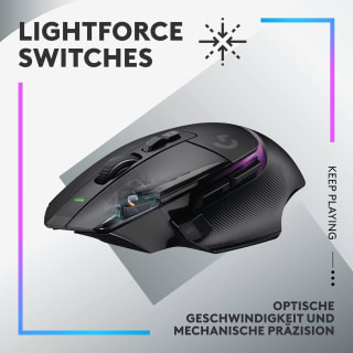 LOGITECH G G502 X Lightspeed Zwart voor €99 bij Amazon