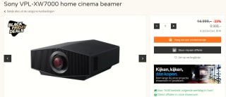 Sony VPL-XW7000 home cinema beamer voor €9.999 bij Thenextshop
