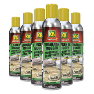 6x KB Home Defense Vliegen en Muggen Spray Pesticidevrij 300 ml voor €27,23 bij Plein