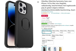 OtterBox Hoesje Geschikt geschikt voor Apple iPhone 14 Pro Max - voor €12,79 bij Amazon