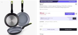 Juego de sartenes de calidad desde 12,64€