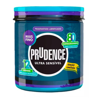 Preservativo da Prudence Ultra Sensível com 12 Uni - R$ 12,89