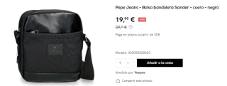 Pepe Jeans Bandolera Sander por 19.99€
